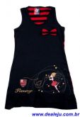 Vestido Infantil Flamengo - Tam: P (04-06 anos)