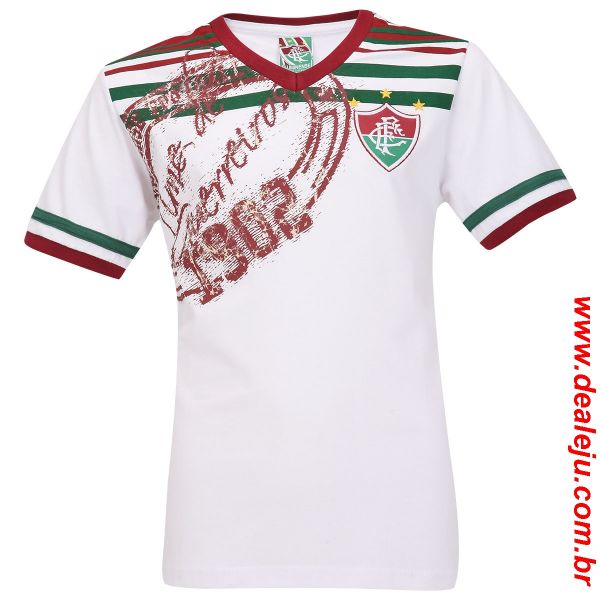 Camiseta Fluminense Stilo - Tam: G (08-10 anos)