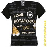 Camiseta infantil Botafogo BYLK Viscos - Tam:4 (02-04 anos)