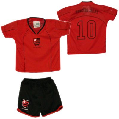 CONJUNTO TORCIDA BABY FLAMENGO COM RECORTE P:0/3 MESES