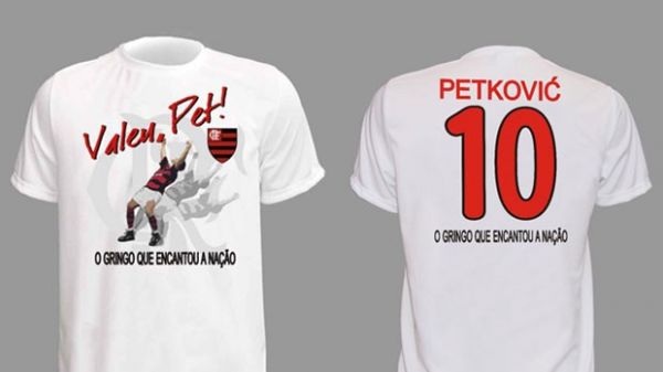 CAMISA FLAMENGO PETKOVIC tam: M - PRODUTO OFICIAL