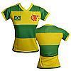 CAMISA FLAMENGO BRASIL FEMININA BABY LOOK BRAZIL tam: P