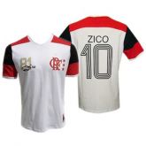 CAMISA BRAZILINE RETRÔ FLAMENGO ZICO MUNDIAL 1981! TAM:GG