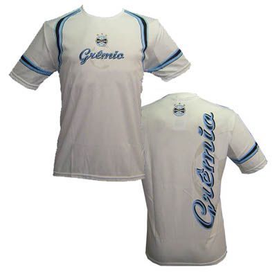 CAMISA MASCULINA DO GRÊMIO BOL BRANCA DA BRAZILINE tam:P